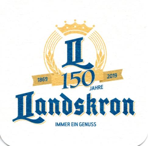 grlitz gr-sn landskron 150 jahre 1-10a (quad185-1869 2019-blaugelb)